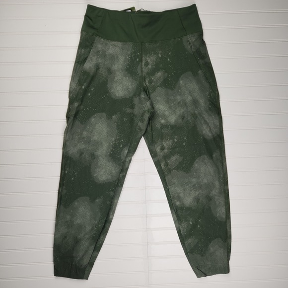 Ascend Pants - Ascend Womens Sz Medium Tech Jogger Green Zippered Pockets UPF 50+ NEW